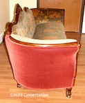 American Southern Antebellum Walnut Sofa
